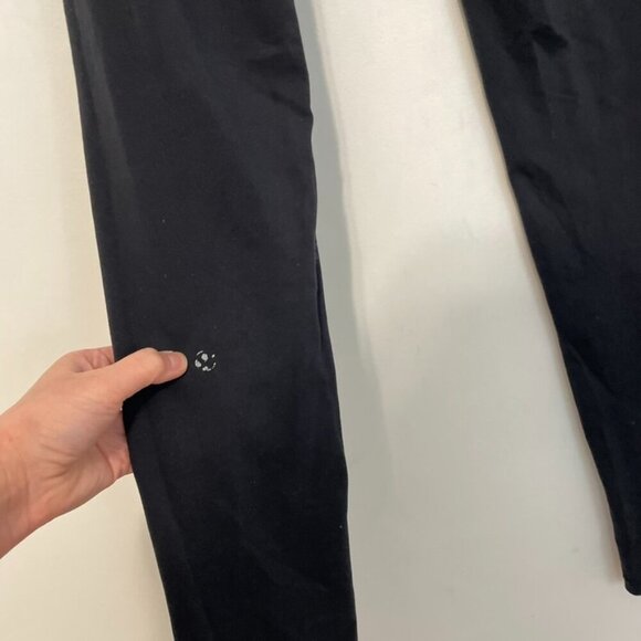 OLD TAG LULULEMON ATHLETICA Solid Black Wide Waistband Media Pocket Leggings 6 - Picture 11 of 16